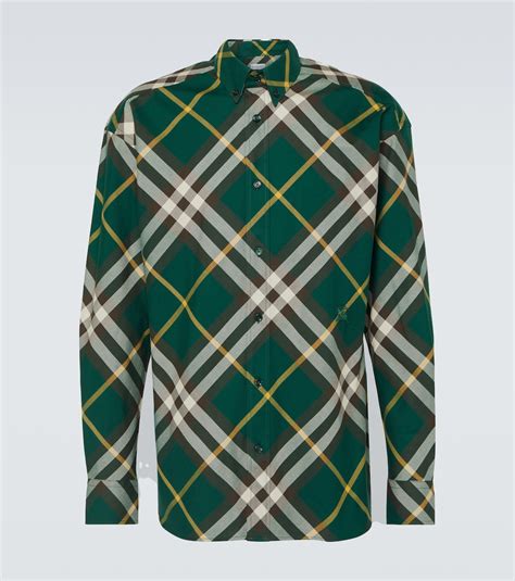 burberry shirt made in tunisia|Burberry Check cotton shirt in multicoloured .